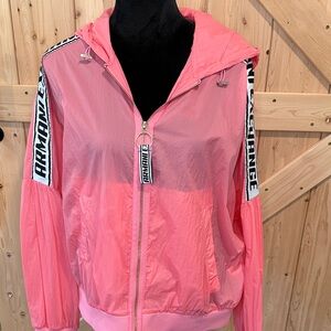 Armani Exchange Vibrant Pink Bomber Jacket